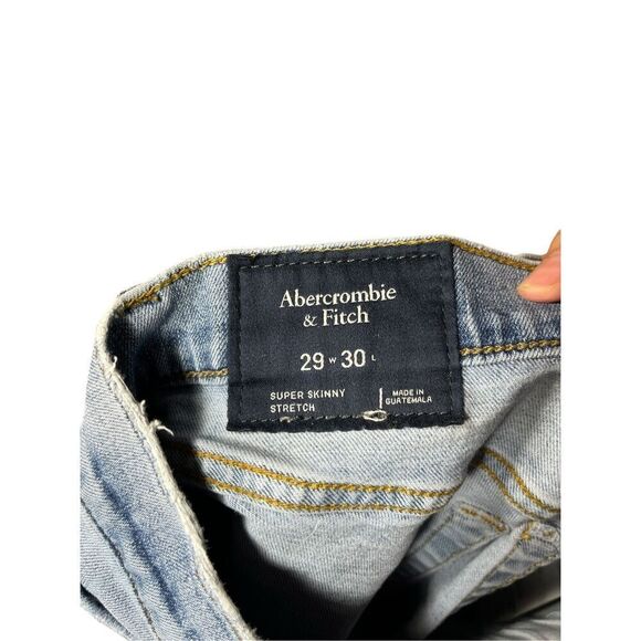 Abercrombie & Fitch Distressed Raw Hem Shorts Size 29 - Picture 8 of 9